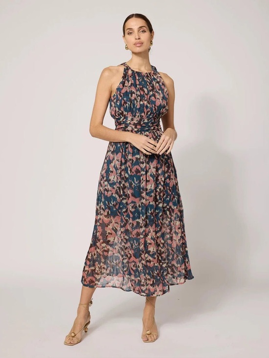 Cleobella Dresses & Skirts - Anthropologie Cleobella Leia Ankle Dress, Pink & Blue Le Jules Floral Print – M